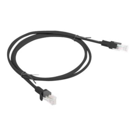 Lanberg Patch cable - CAT 6 | RJ-45 - male | RJ-45 - male | RJ-45 - male to RJ-45 - male | 1 m PCU6-10CC-0100-BK