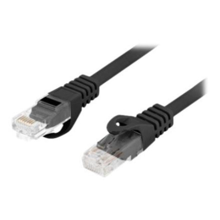 Lanberg Patch cable - CAT 6 | RJ-45 - male | RJ-45 - male | RJ-45 PCU6-10CU-0025-BK