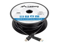 LANBERG HDMI v2.1 8K M/M cable 100m optical AOC