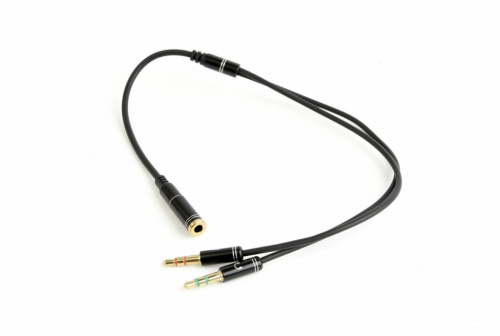 Gembird Adapter audio stereo 3.5mm minijack, 4PIN, 0.2m