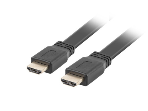 Lanberg Cable HDMI-HDMI v2.0 5m Черный flat