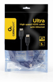Gembird HDMI Ultra High Speed cable 8K Ethernet 3M 756554