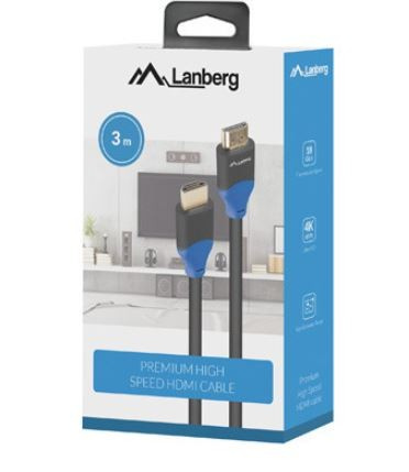 Lanberg Cable HDMI M/M v2.0 3m Full Copper Must BOX Lanberg Cable HDMI M/M v2.0 3m Full Copper Must BOX