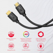 Unitek HDMI Cable 2.0 4K 60Hz ;5m C11079BK-5M