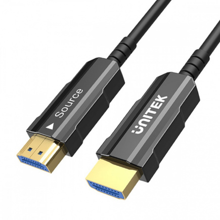 Unitek HDMI Optic Cable 2.0 20m AOC 4K60Hz C11072BK-20M Unitek HDMI Optic Cable 2.0 20m AOC 4K60Hz C11072BK-20M