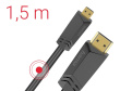 Hama HDMI cable microHDMI 1,5m