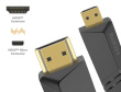 Hama HDMI cable microHDMI 1,5m