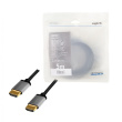 LogiLink HDMI cable 4k/60hZ, ALU , Must, 5m