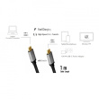 LogiLink USB-C M/M cable, 4K/60Hz , PD, alu, 1m
