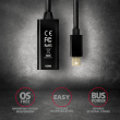 AXAGON AXAGON RVDM-HI14N activ e adapter MiniDP to HDM