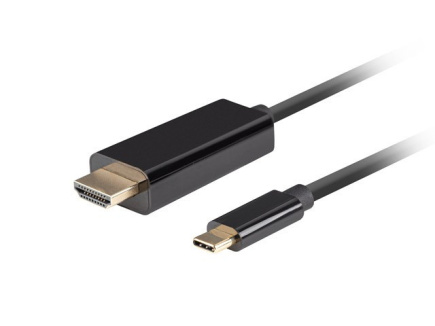 Lanberg Cable USB-C(M)->HDMI(M) 4K 60HZ 3M Черный