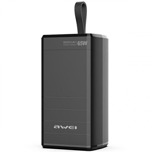AWEI Powerbank 60000aAh 65W P171K 2xPD + USB-A LCD