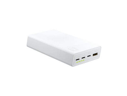 Green Cell Powerbank PowerPlay 20S - 20000mAh - 22.5W - 3x USB-C 1x USB-A - white