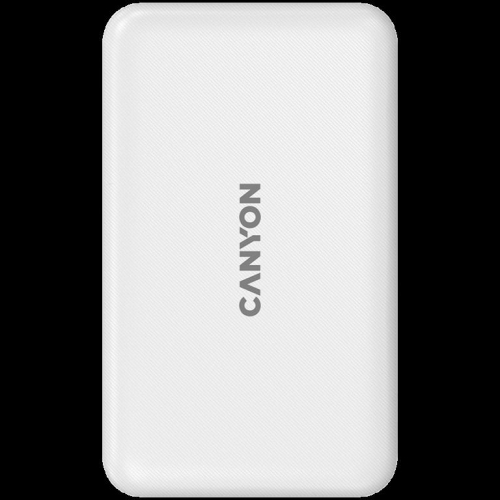 CANYON power bank PB-1001 10000 mAh PD 18W QC 3.0 Wireless 10W White