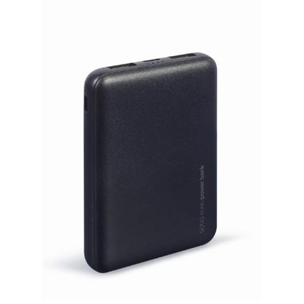 Gembird | Power Bank | PB05-02 | 5000 mAh | 2 x USB-AF | Black PB05-02