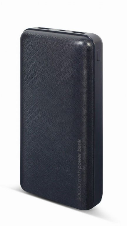 Gembird PowerBank 20 000 mAh black