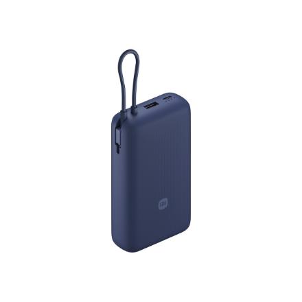 Xiaomi 33W Power Bank (Integrated Cable) | 20000 mAh | USB-C/USB-C cable/USB-A | Blue BHR8975GL