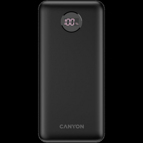 CANYON power bank PB-2002 LED 20000 mAh PD 20W QC 3.0 Black