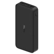 Xiaomi Redmi - Power bank - 20000 mAh - 74 Wh - 18 Watt - 3.6 A - Fast Charge - 2 output connectors (USB) - black 