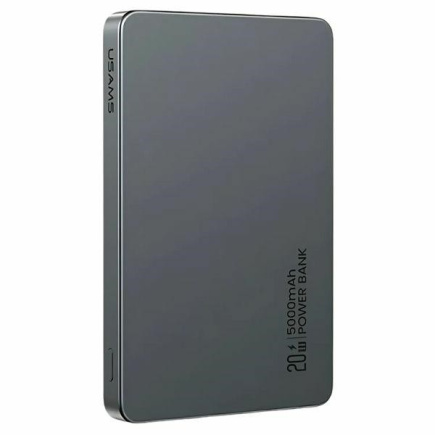 USAMS Powerbank 5000mAh 20W Induction Magsafe grey
