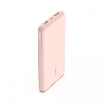 Belkin PowerBank 10 000mAh USB A & C 15W rose gold