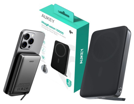 AUKEY PB-MS06 Qi2 Power Bank 10000mAh 30W MagSafe PD
