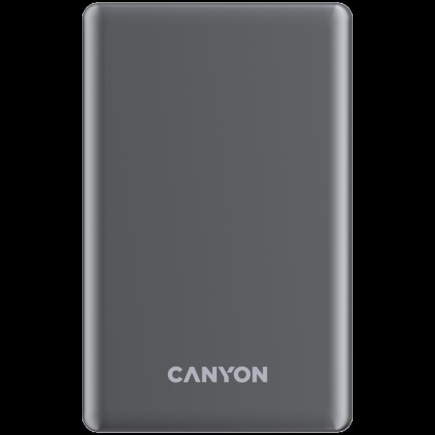 CANYON power bank OnPower 510 slim Magnetic 10000 mAh PD20W Dark Grey
