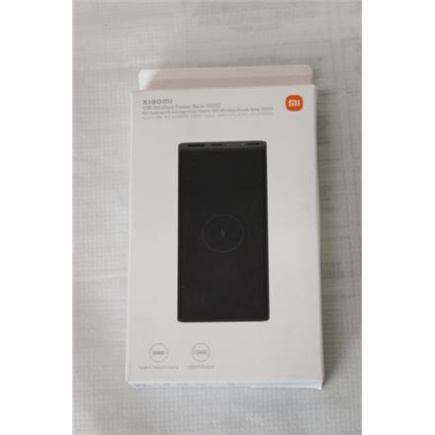 Renew. Xiaomi 10W Wireless Power Bank 10000 | Xiaomi 10W Wireless Power Bank 10000mAh | 10000 mAh | 5 V/3 A | Black | USED, MISSING USB CABLE BHR5460GLSO