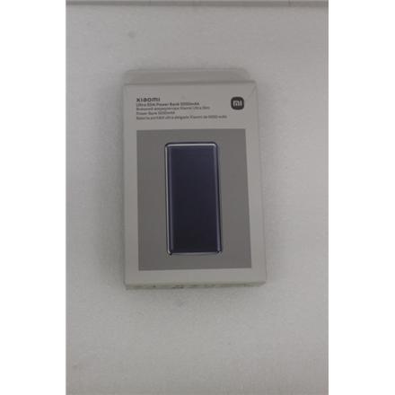 Taastatud. Xiaomi Ultra Slim Power Bank 5000mAh | Xiaomi Ultra Slim Power Bank | 5000 mAh | USB-C | Gray | DAMAGED PACKAGING, UNPACKED BHR9535GLSO