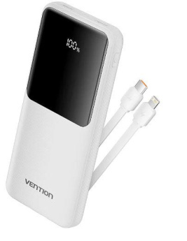 POWER BANK USB 10000MAH 22.5W/Белый FHOW0 VENTION