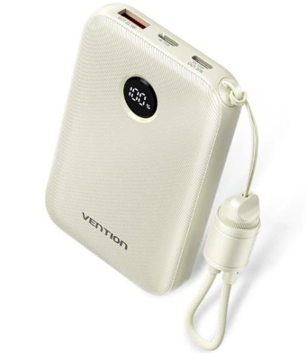 POWER BANK USB 10000MAH 22.5W/BEIGE FKAN0-C VENTION