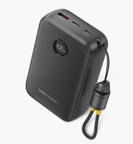 POWER BANK USB 20000MAH 22.5W/Must FKBB0-C VENTION