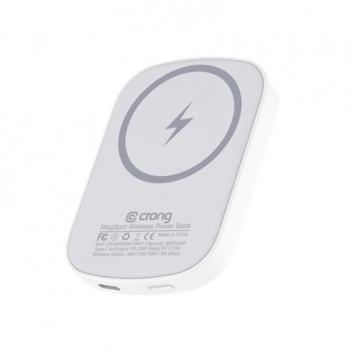 CRONG Power bank with MagSafe 5000mAh, USB-C 20W PD