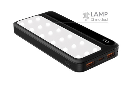 Rebeltec Powerbank P10 LCDPD 10 000mAh LAMP