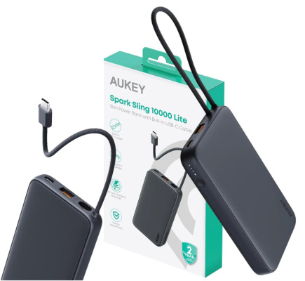 AUKEY PB-Y53P Power Ban k 10000mAh 22.5W 4xUSB