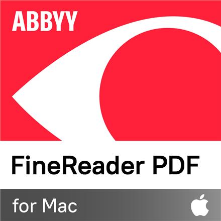 ABBYY FineReader PDF for Mac, Single User License (ESD), Subscription 1 year FineReader PDF for Mac | Single User License (ESD) | 1 year(s) | 1 user(s)