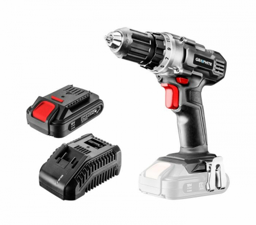 Graphite 58G000-SET1 drill 1250 RPM Keyless 1.1 kg Black, Red