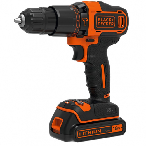 Black & Decker BDCHD18KB-QW bor Sort,