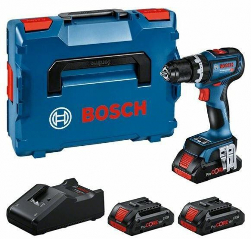 BOSCH UD SCREWDRIVER. GSB 18V-90 C 64/36Nm 3x4,0Ah PROCORE LB