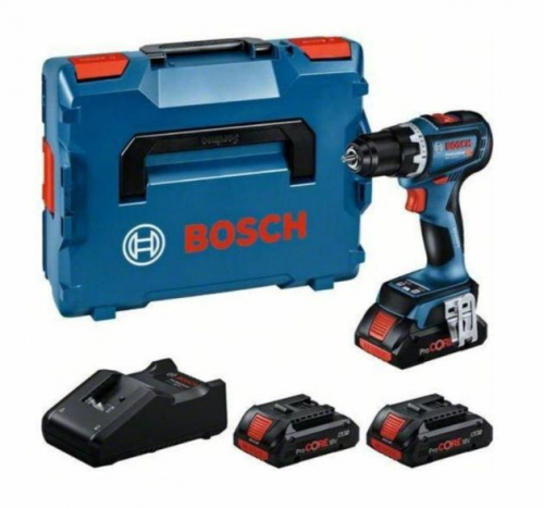 BOSCH SCREWDRIVER GSR 18V-90 C 64/36Nm 3x4.0Ah PROCORE LB