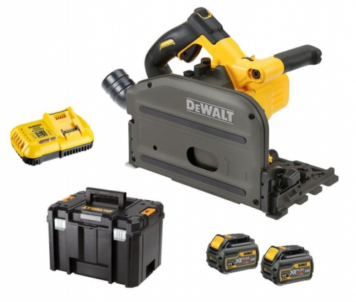 DEWALT DCS520T2 portable circular saw 54V 2x XR FLEXVOLT 6Ah TSTAK Black, Yellow