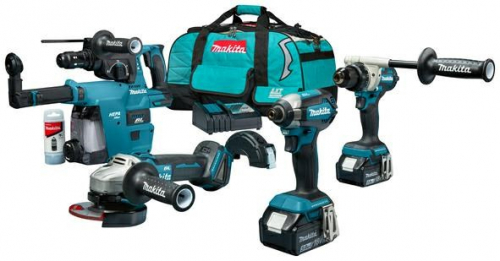 MAKITA. ZES. COMBO 18V DLX4155TX1 (DGA504+DDF486+DTD153)