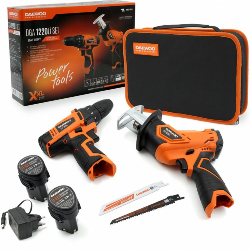 CORDLESS SET: DRILL + SAW/DGA 1220LI SET DAEWOO WLONONWCRAPN6