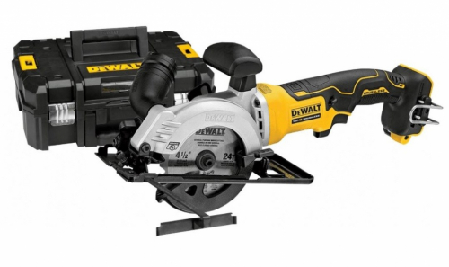 DEWALT DCS571N -XJ portable circular saw 115 mm 18V T-STAK Black, Yellow