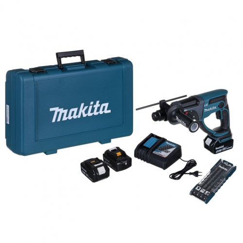 18v 3x5.0Ah hammer drill + ACC DHR202RTE3 MAKITA