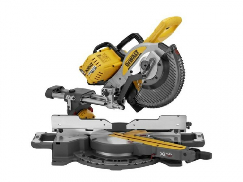 Flexvolt 250mm mitre saw with fences