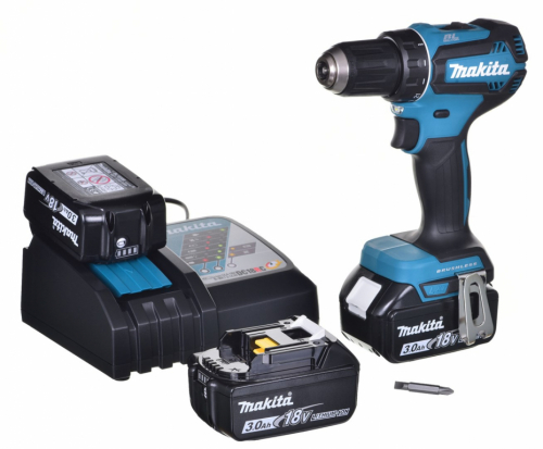 MAKITA DDF485RF3J Cordless Drill 3x 18V 3Ah