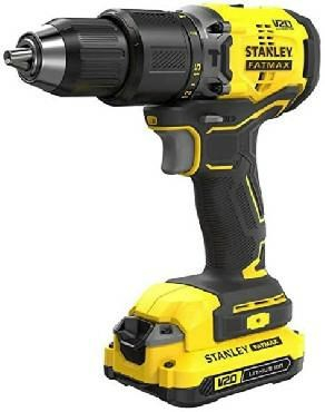 Brushless drill driver 18V Fatmax V20 2x4.0AH trunk