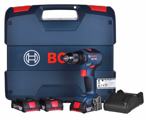 18V 3X2.0AH GSR 18V-50 DRILL/DRIVER + CARRYING CASE