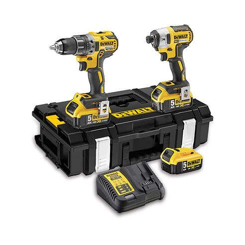 Dewalt System AKU 18 Volt 18 Volt Combo Kit: DCD796, DCF887, 3